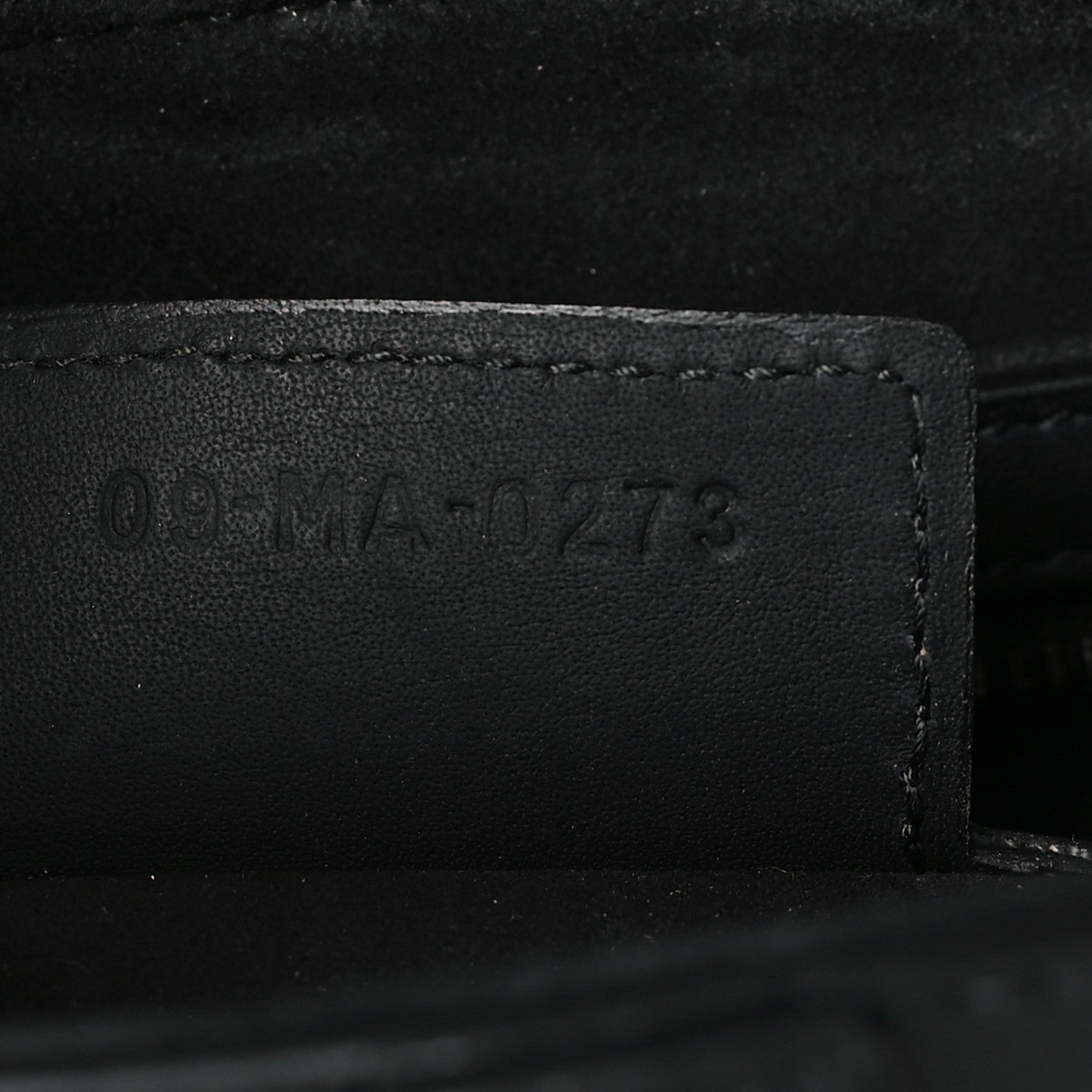 Ultra Matte Calfskin Saddle Bag With Strap Black - Image 6