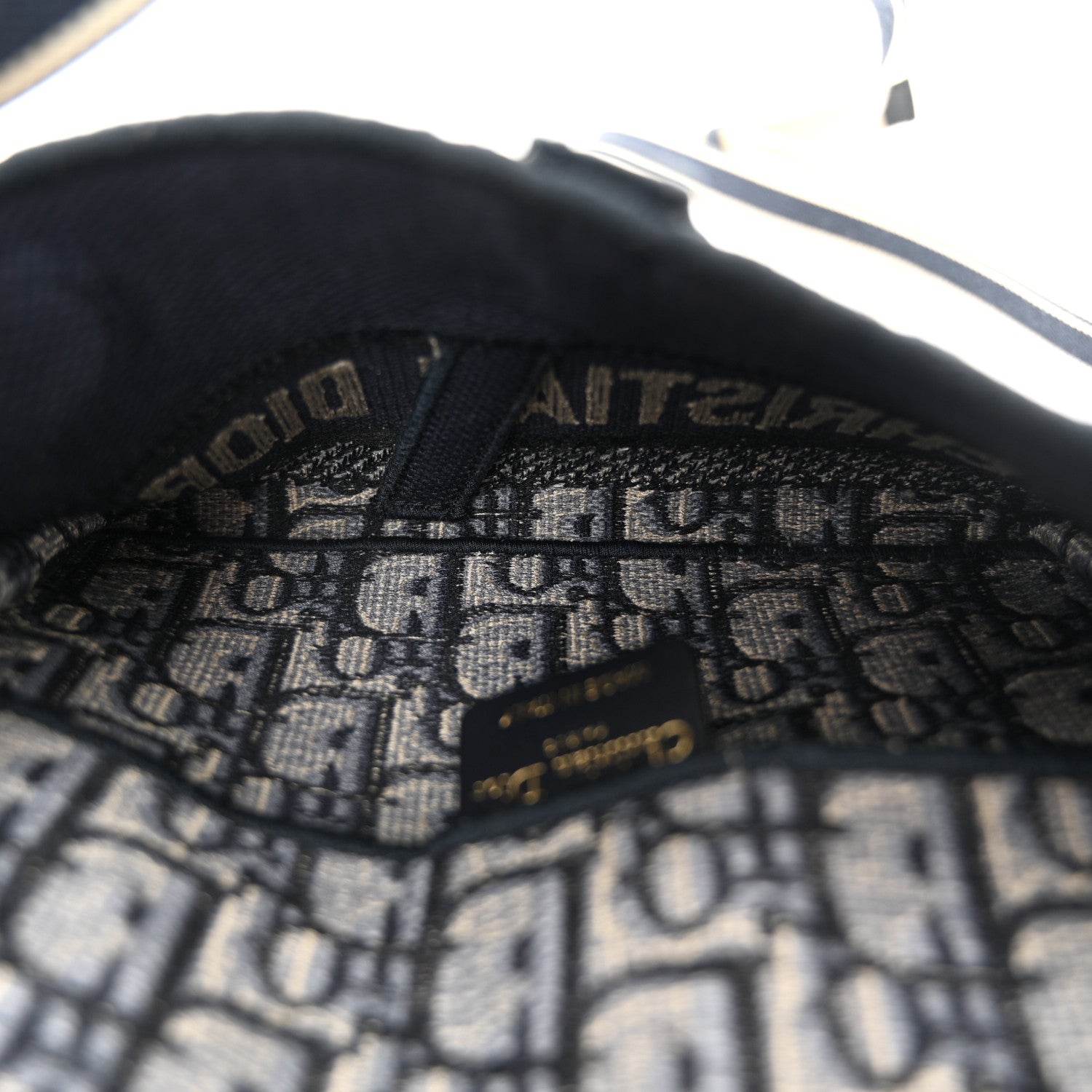 Oblique Slim Saddle Pouch Blue - Image 3