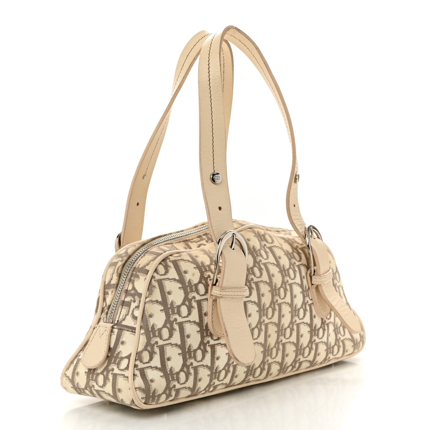 Monogram Vintage Flowers Small Bowler Beige - Image 3