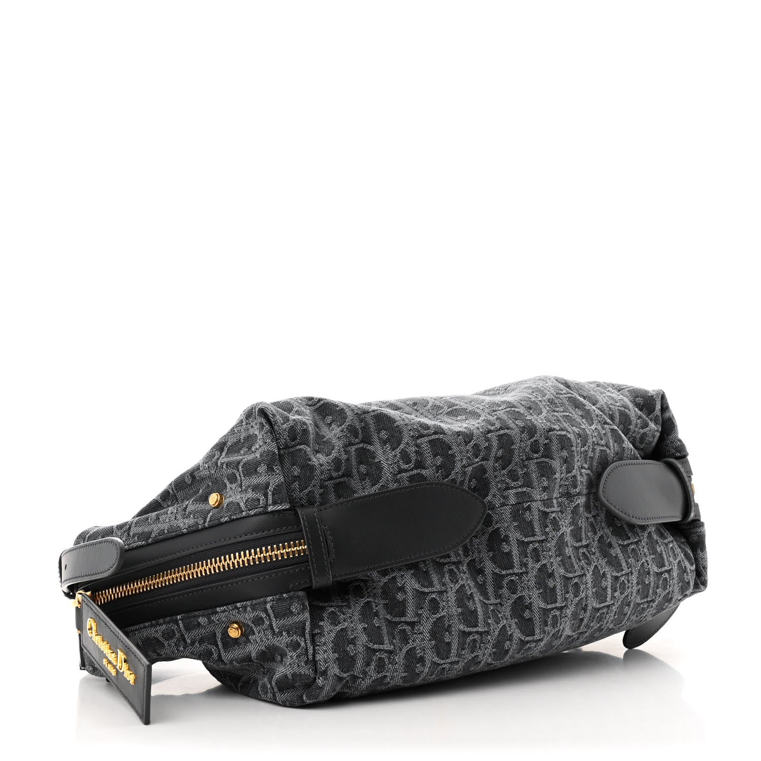 Oblique Denim Medium D-Journey Bag Grey - Image 4