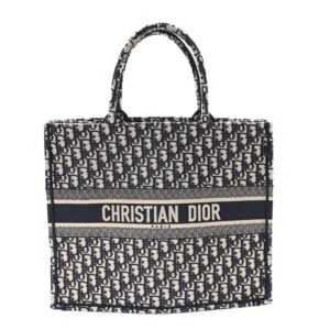 Oblique Large Book Tote Blue Multicolor