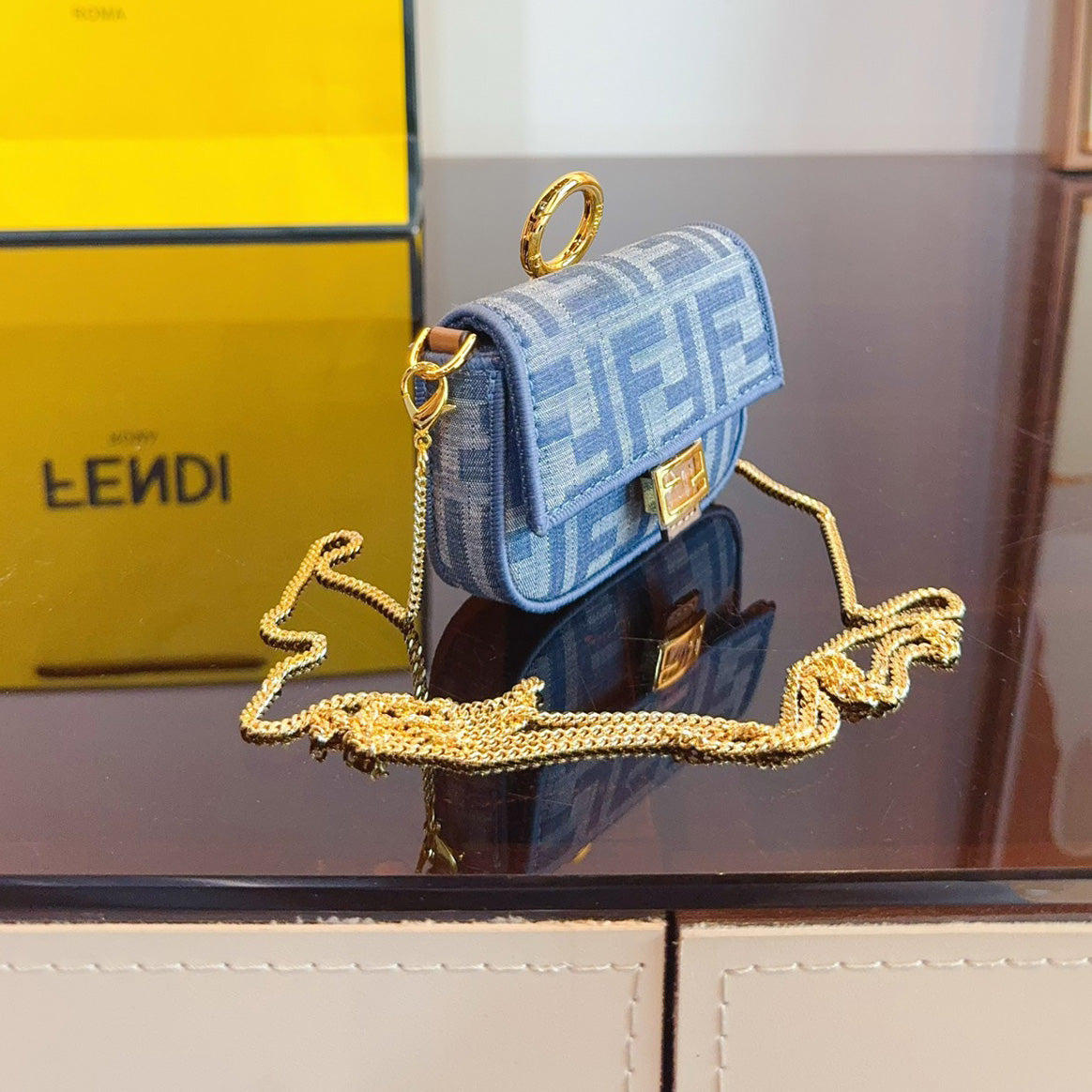 Fendi Nano Baguette Charm - Image 3