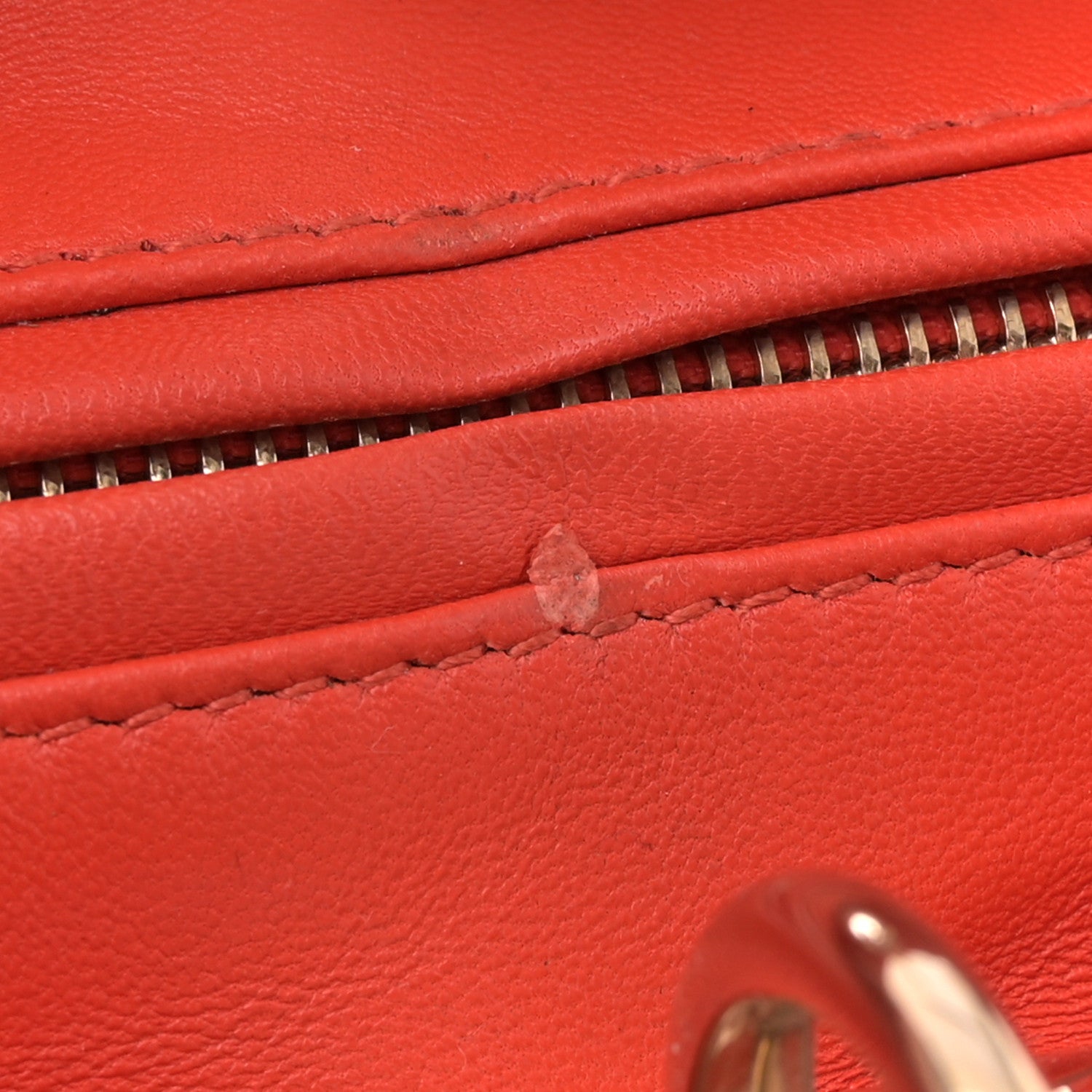 Lambskin Cannage Large Lady Dior Orange - Image 8