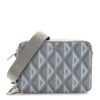 Coated Canvas CD Diamond Messenger Pouch Grey