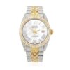 Rolex Datejust Custom Iced White Roman Diamond Dial MOP Jubilee Band 36mm Watch
