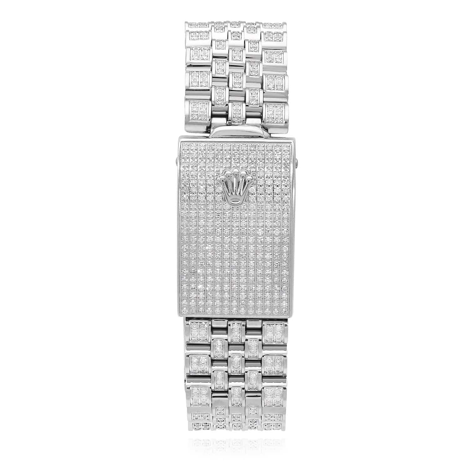 Rolex Datejust Natural Diamond Jubilee Band Bezel Sky Blue Dial 36mm Watch - Image 3