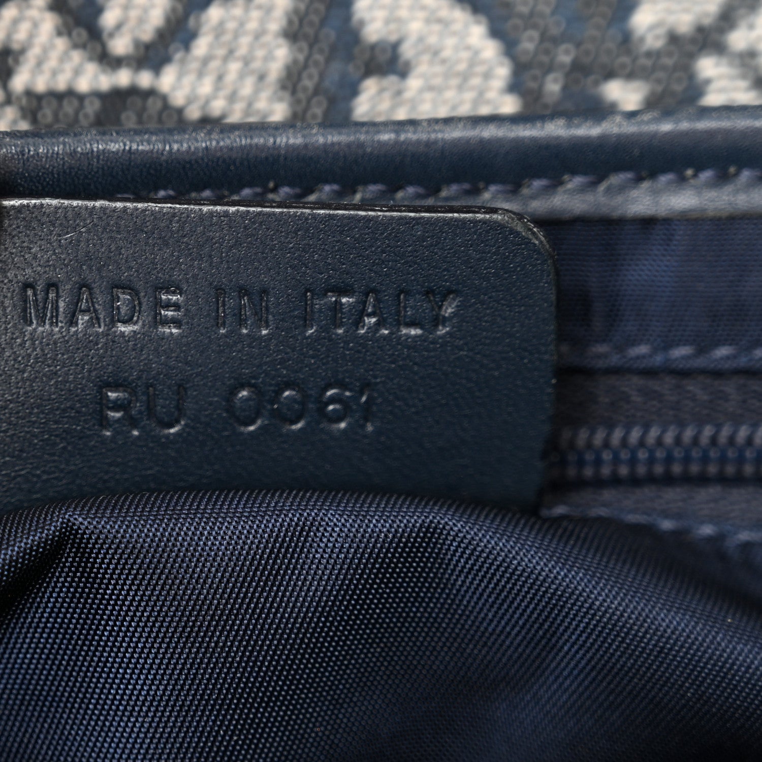 Monogram Saddle Bag Blue - Image 7