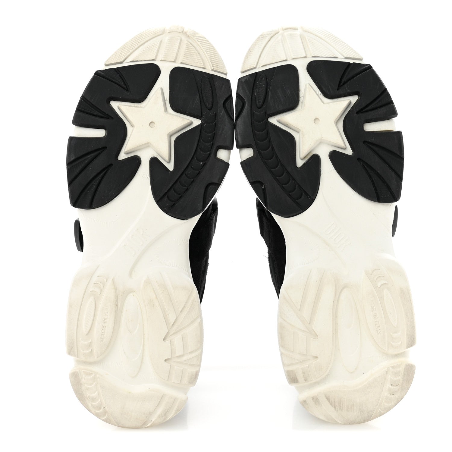 Technical Fabric Nylon Camouflage Womens D-Wander Sneakers 41 Black - Image 5