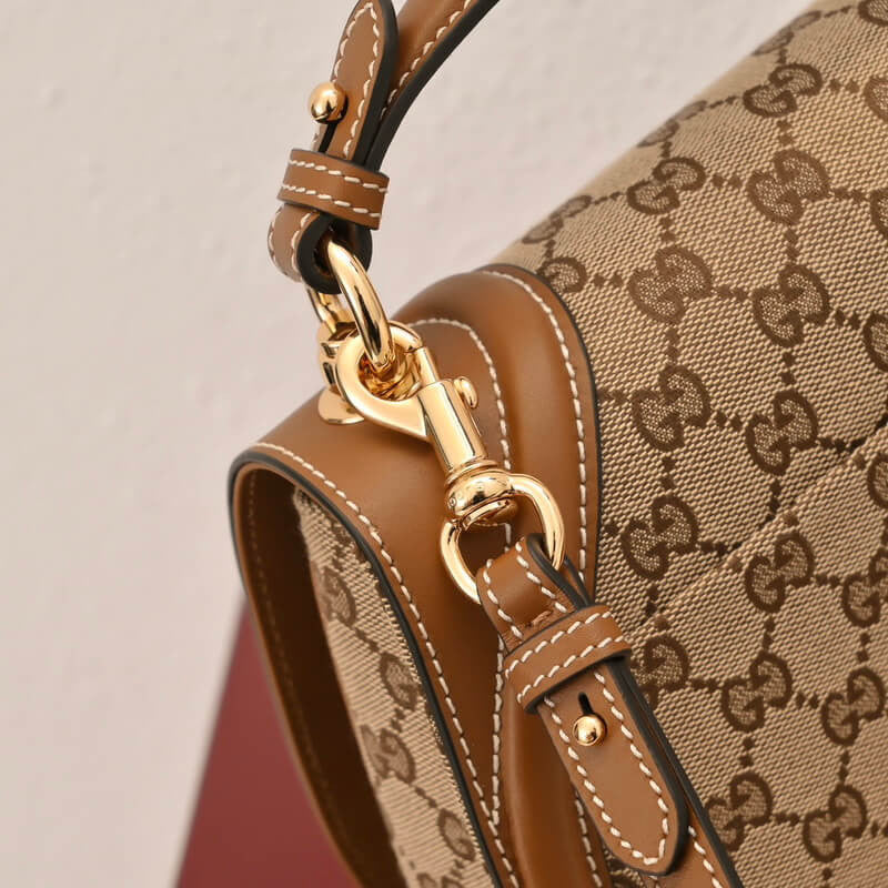 Gucci Blondie Brown Canvas 27x17cm - Image 22
