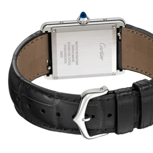 Cartier Tank Must Women Quartz Black Alligator Watch WSTA0072 - Japanese 7A - Image 3