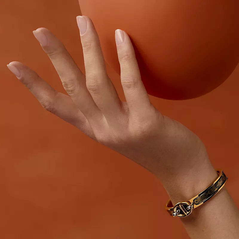 Hermes Mini Clic Chaine d'Ancre Hermès Sellier bracelet - Image 3