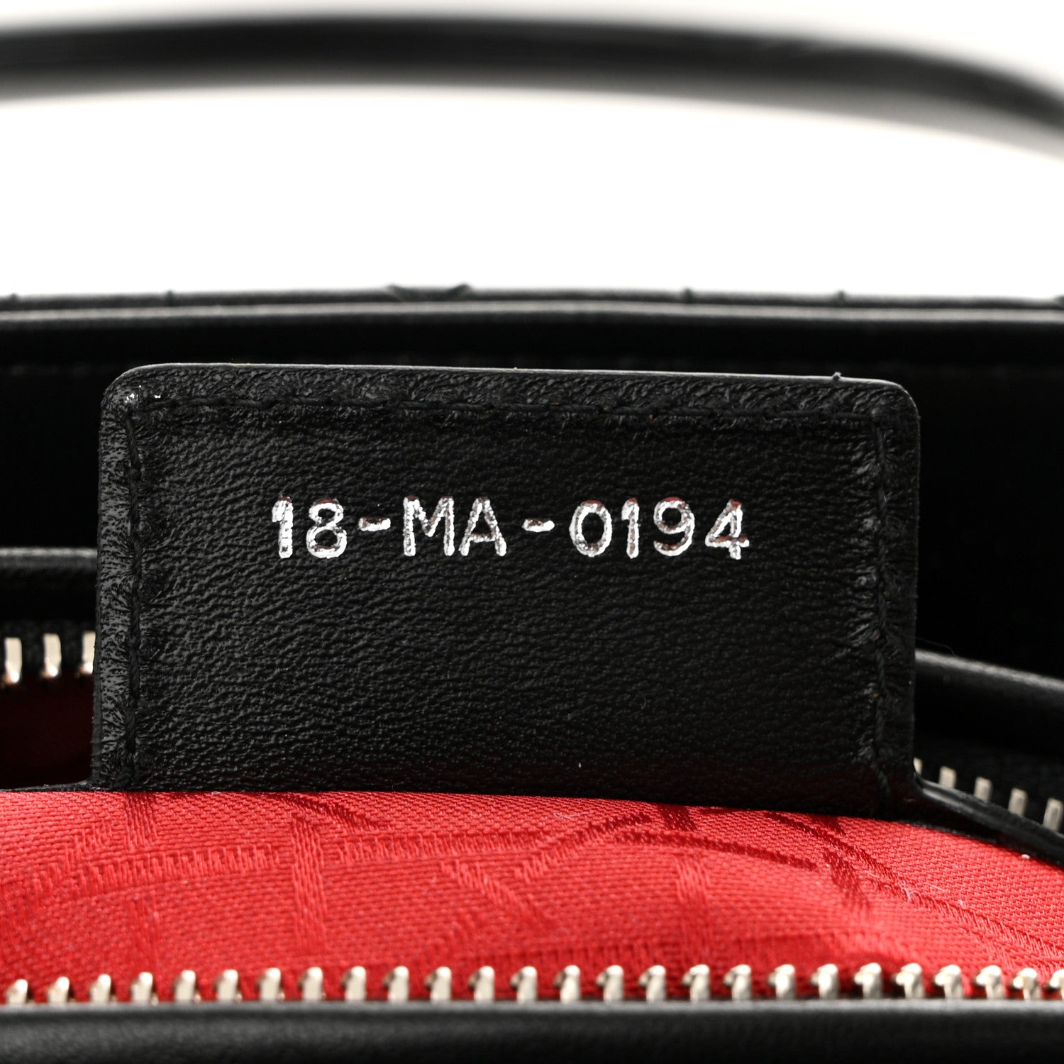 Lambskin Cannage Medium Lady Dior Black - Image 7