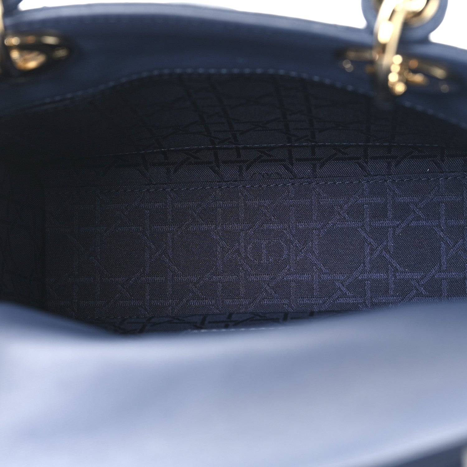 Lambskin Cannage Small My ABCDior Lady Dior Denim Blue - Image 4