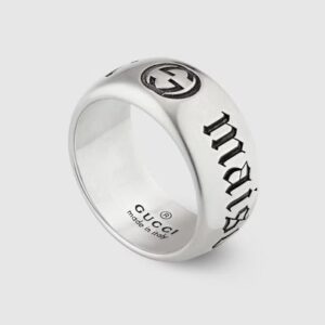 Wide 'maison de l'amour' ring