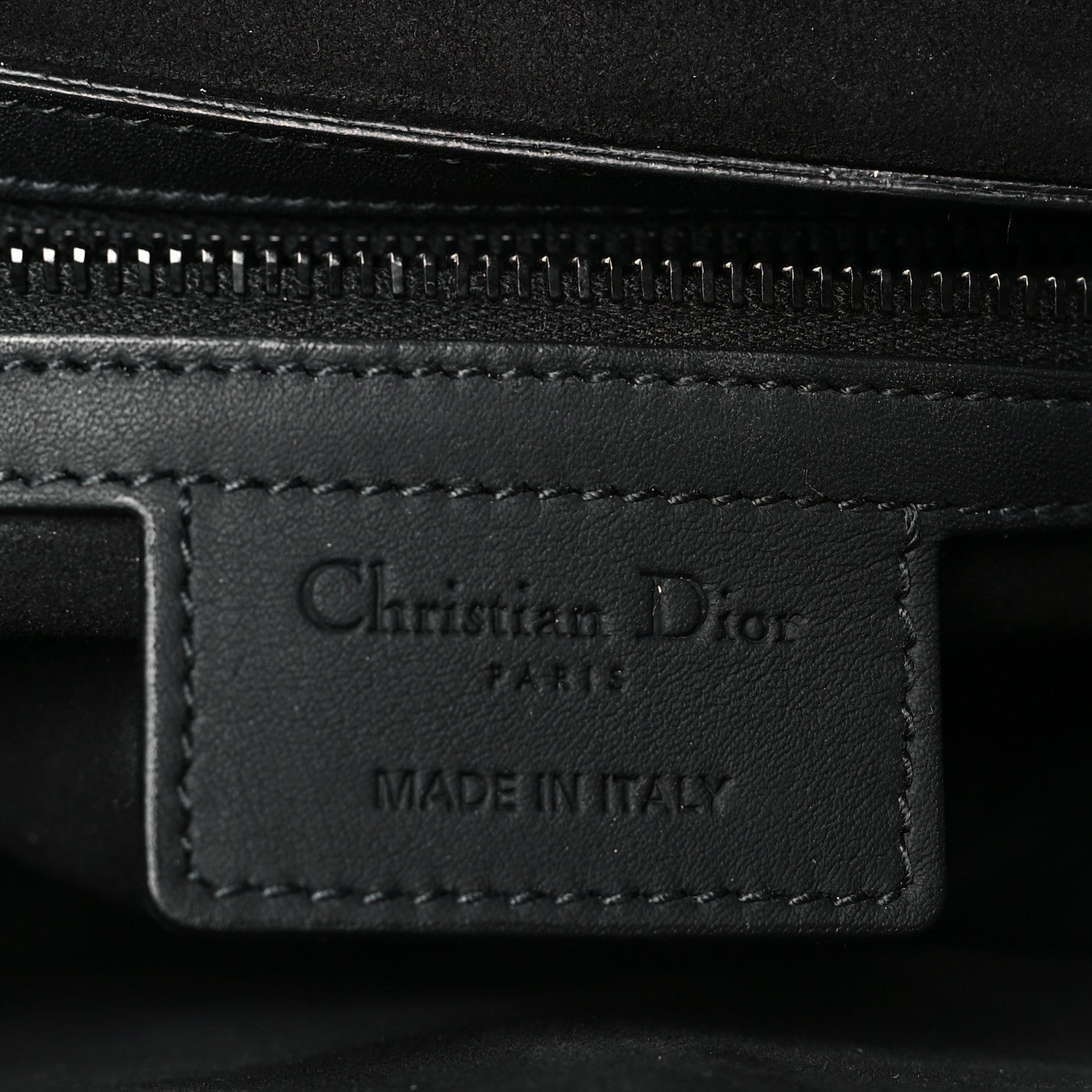 Ultra Matte Calfskin Saddle Bag With Strap Black - Image 5