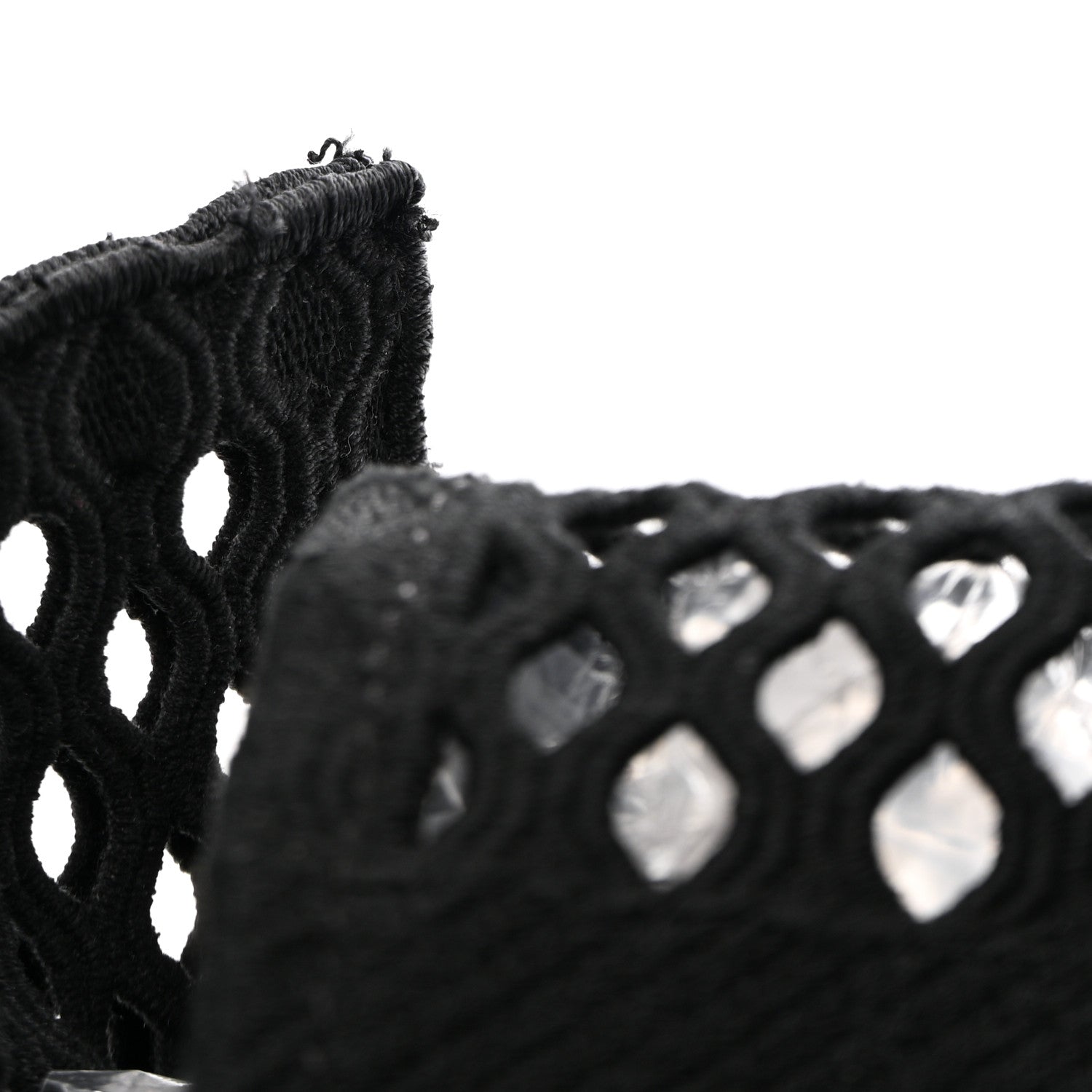 Canvas Embroidered Mesh Diorcamp Messenger Black - Image 10