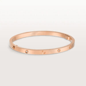 CARTIER LOVE BRACELET, SMALL MODEL, 6 DIAMONDS