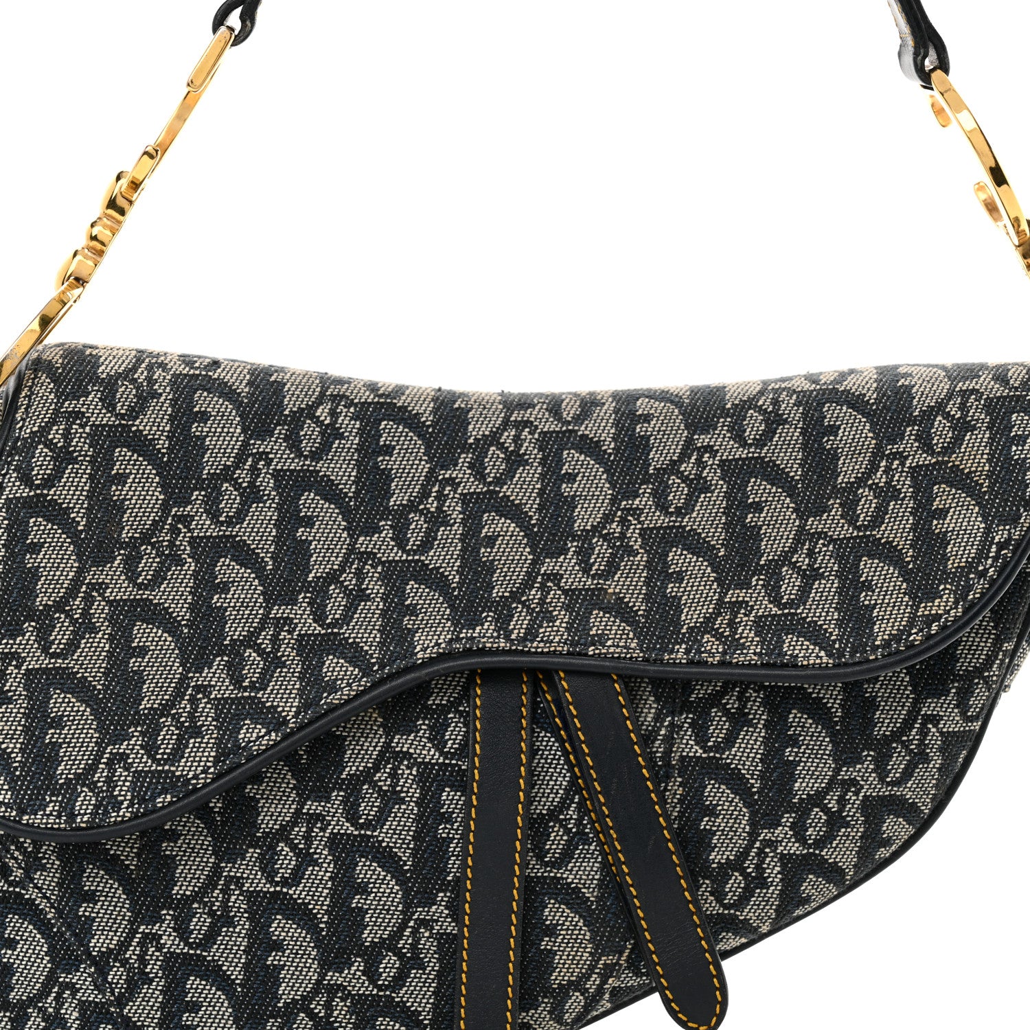 Monogram Saddle Bag Blue - Image 8