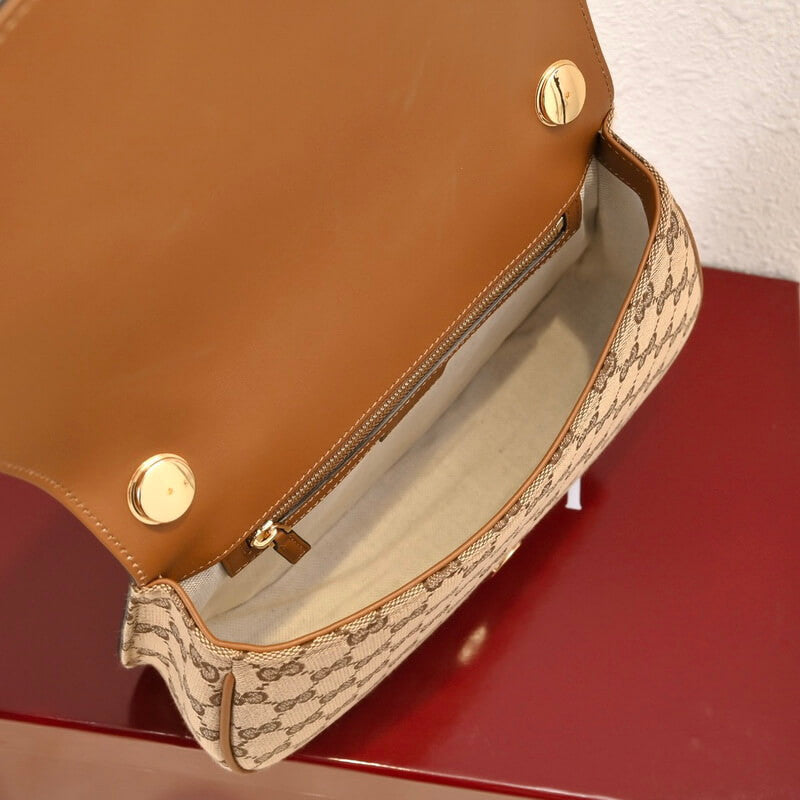 Gucci Blondie Brown Canvas 27x17cm - Image 23