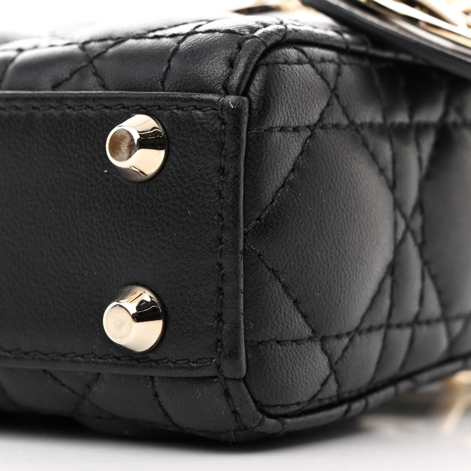 Lambskin Cannage Micro Lady Dior Black - Image 9