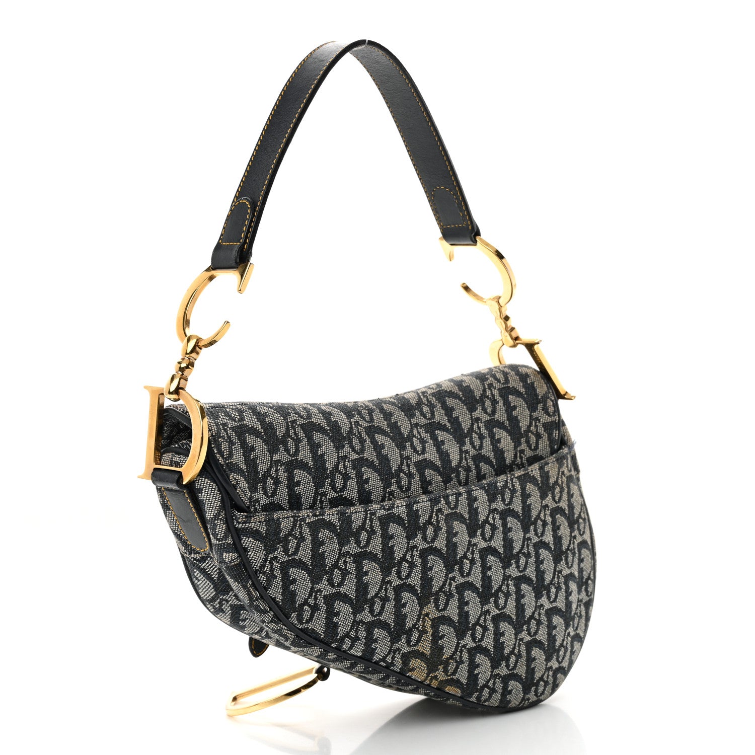 Monogram Saddle Bag Blue - Image 3