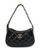 Chanel Aged Calfskin Quilted Small 19 Hobo Black - Image 3