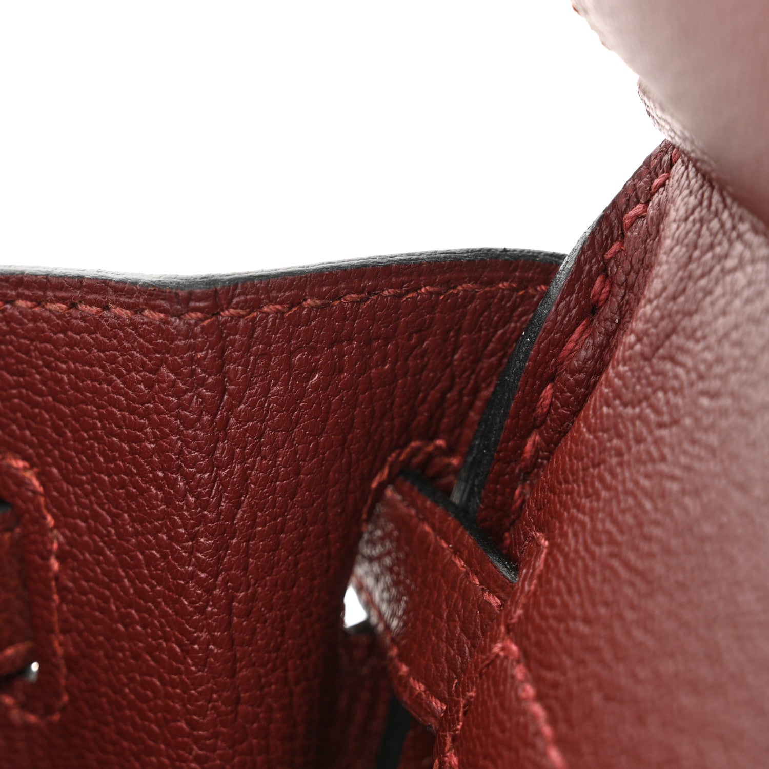 Birkin 35 Rouge H in Togo Leather with Gold Hardware - Image 7
