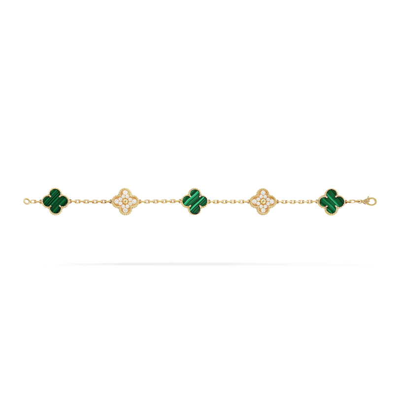 Vintage Alhambra bracelet, 5 motifs - Image 3