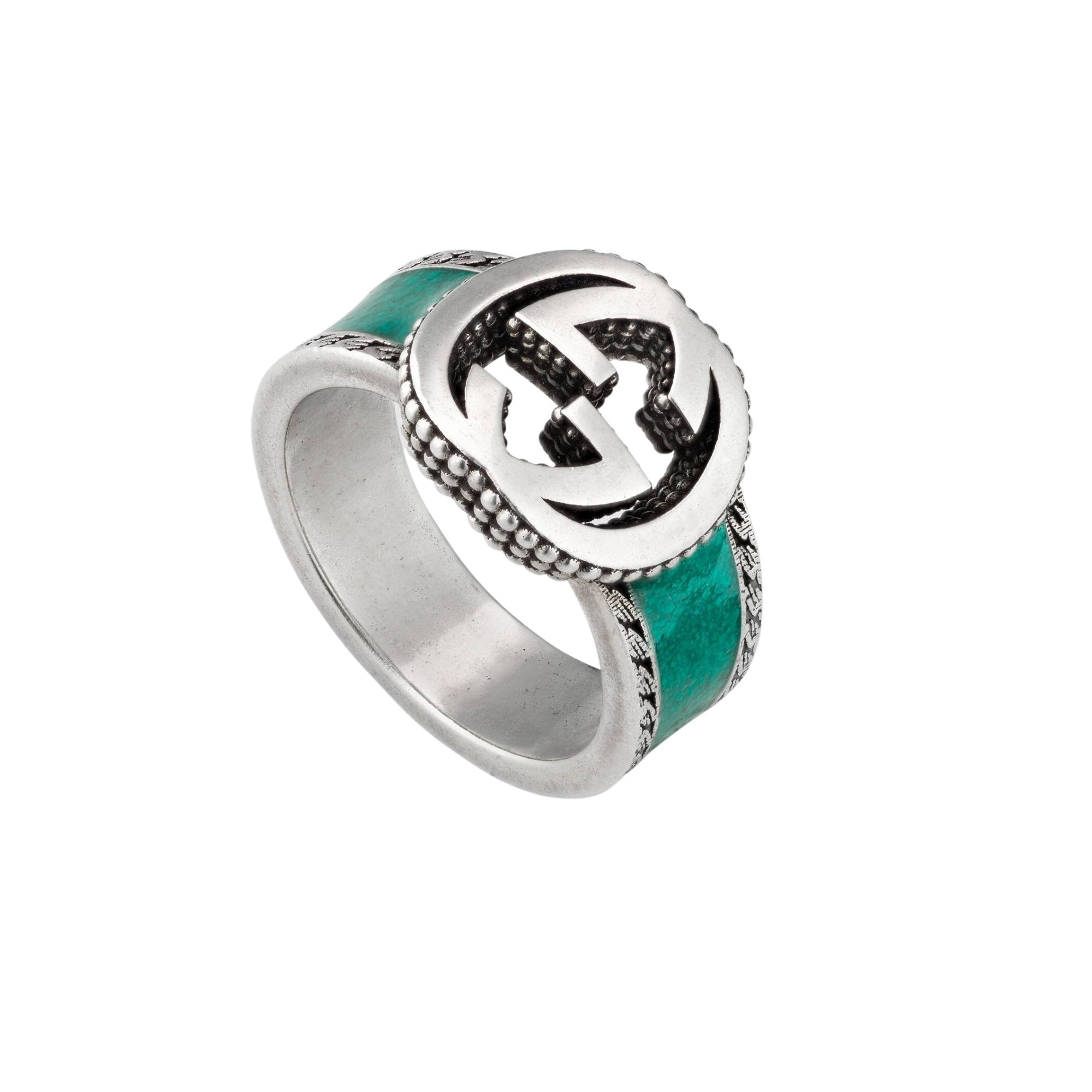 TURQUOISE ENAMEL RING