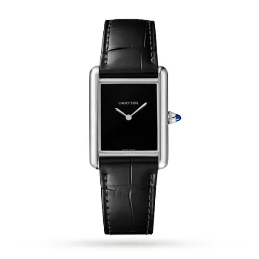Cartier Tank Must Women Quartz Black Alligator Watch WSTA0072 - Japanese 7A