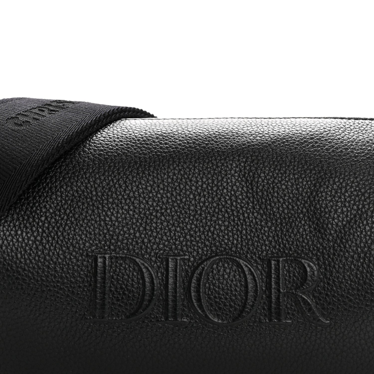 HOMME Grained Calfskin Mens Roller Messenger Black - Image 7