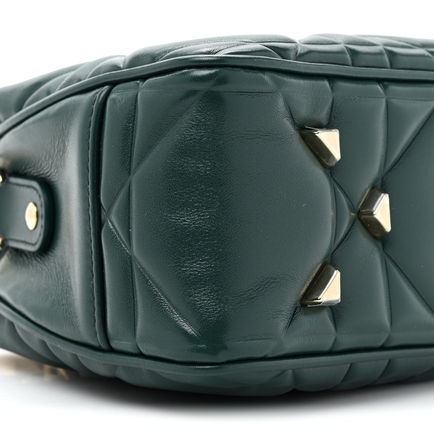 Calfskin Cannage Mini The Lady 95.22 Dark Green - Image 8