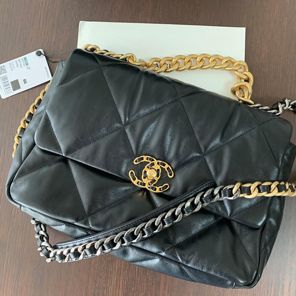 CHANEL 19 Large Handbag AS1161 - Image 15