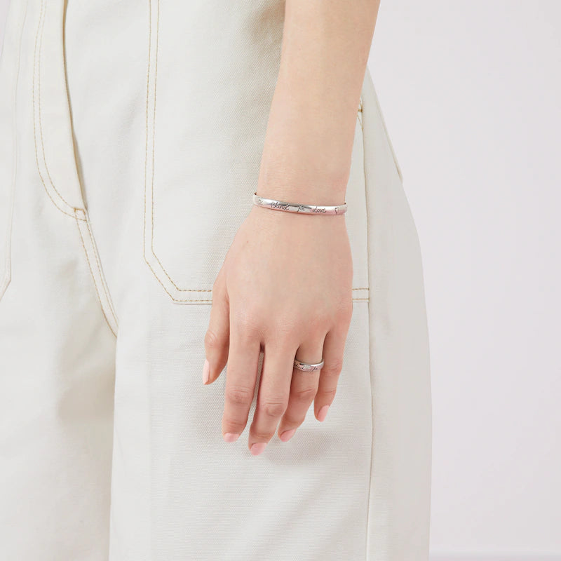 BLIND FOR LOVE' RING IN SILVER - Image 3