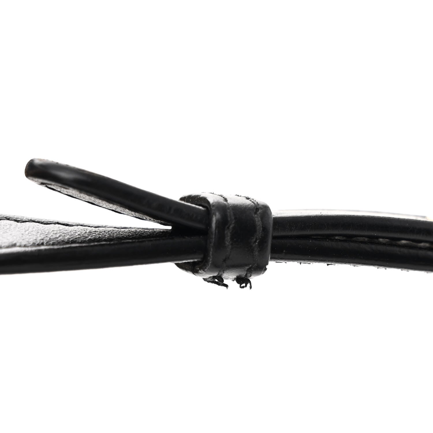 Technical Canvas Macro Houndstooth Medium Caro Bag Black White - Image 11