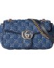 Gucci marmont 26 cm blue denim - Image 5