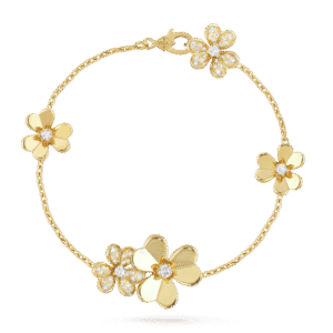 Frivole bracelet, 5 flowers