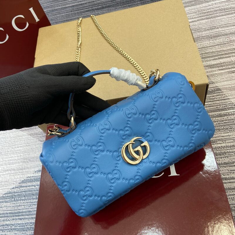 Gucci Milano Mini Puffy GG Embossed Leather - Image 24