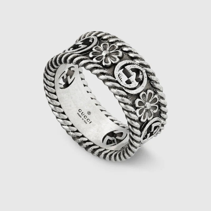 INTERLOCKING SILVER RING