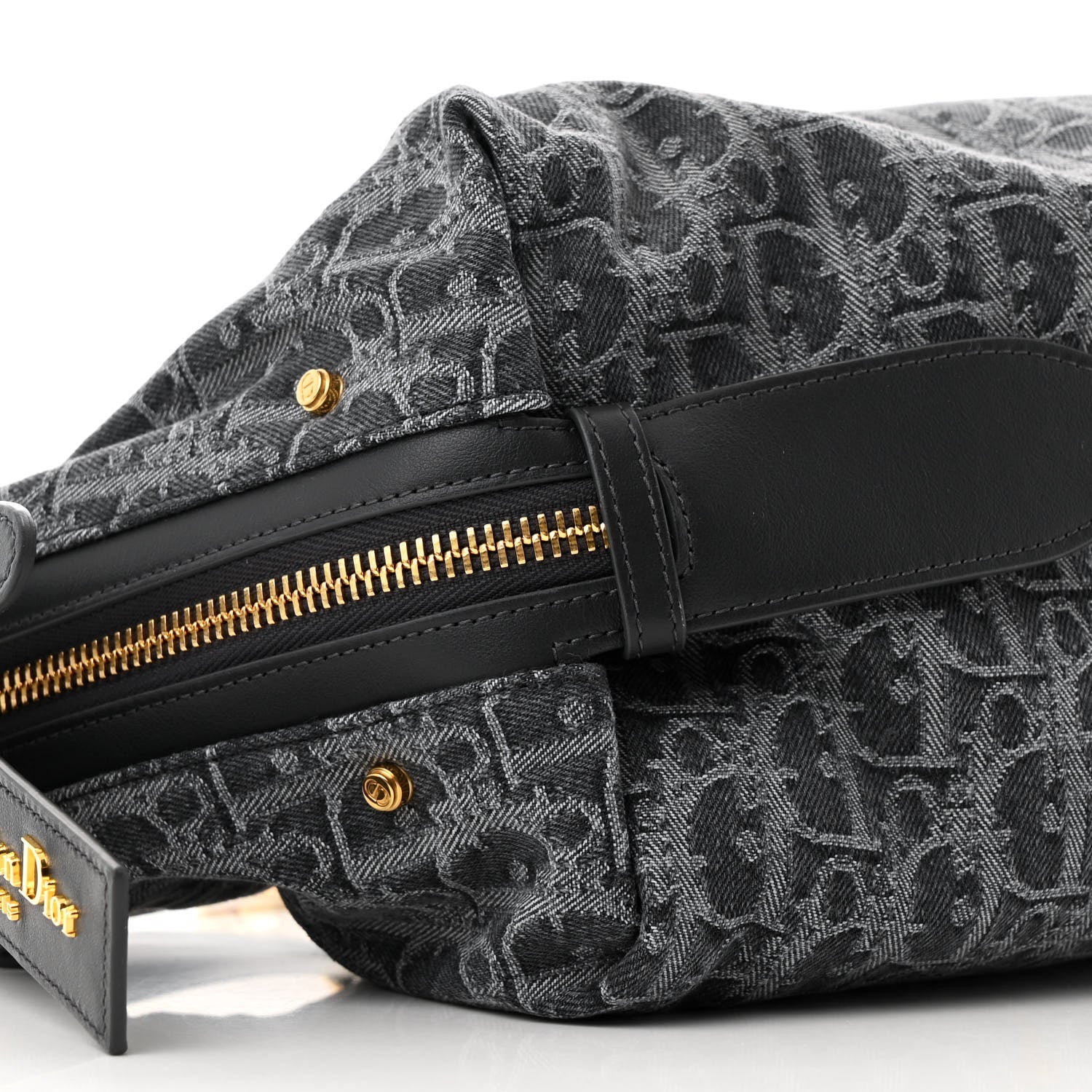 Oblique Denim Medium D-Journey Bag Grey - Image 8