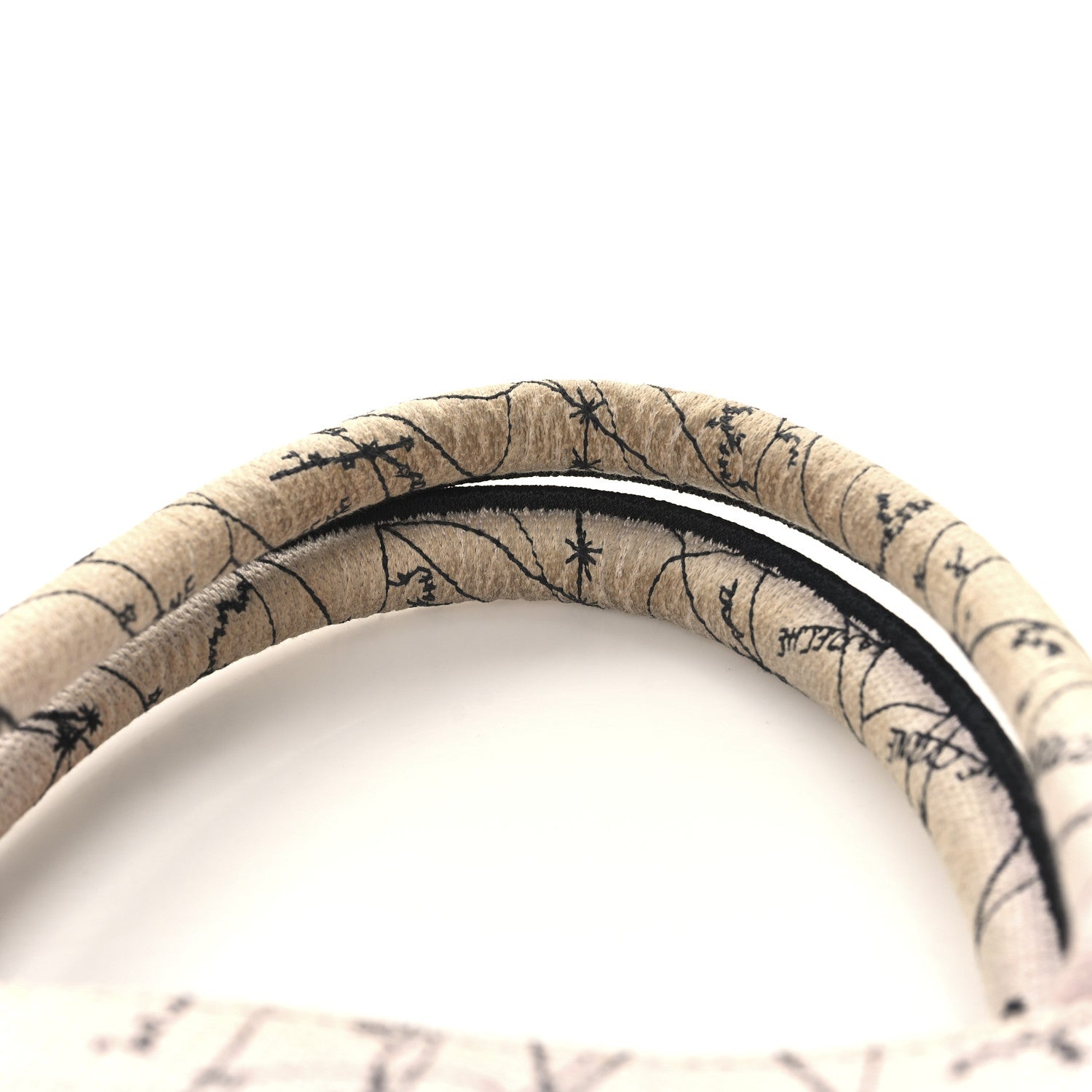 Canvas Embroidered Medium Zodiac Book Tote Latte Multicolor - Image 13