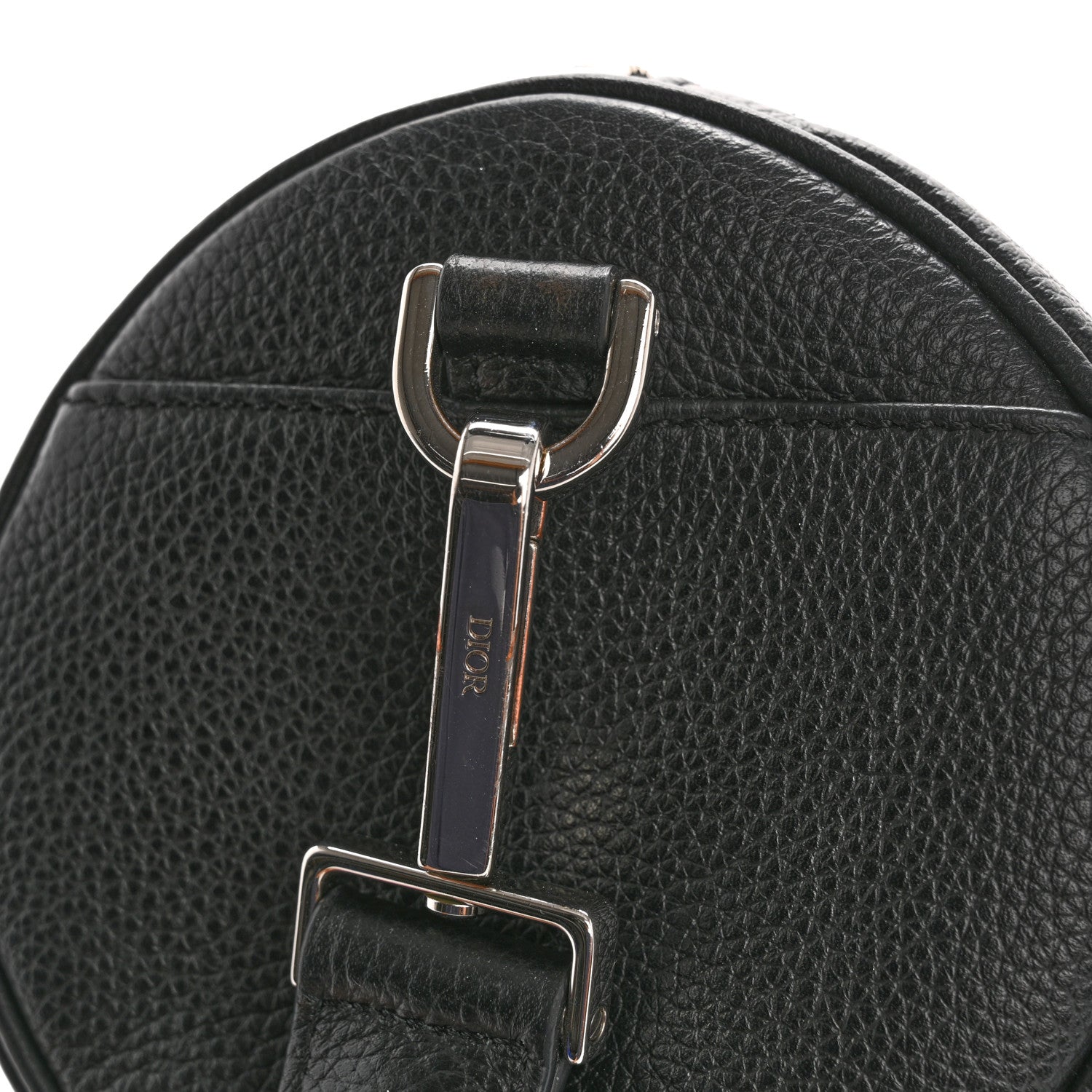 HOMME Grained Calfskin Mens Roller Messenger Black - Image 10