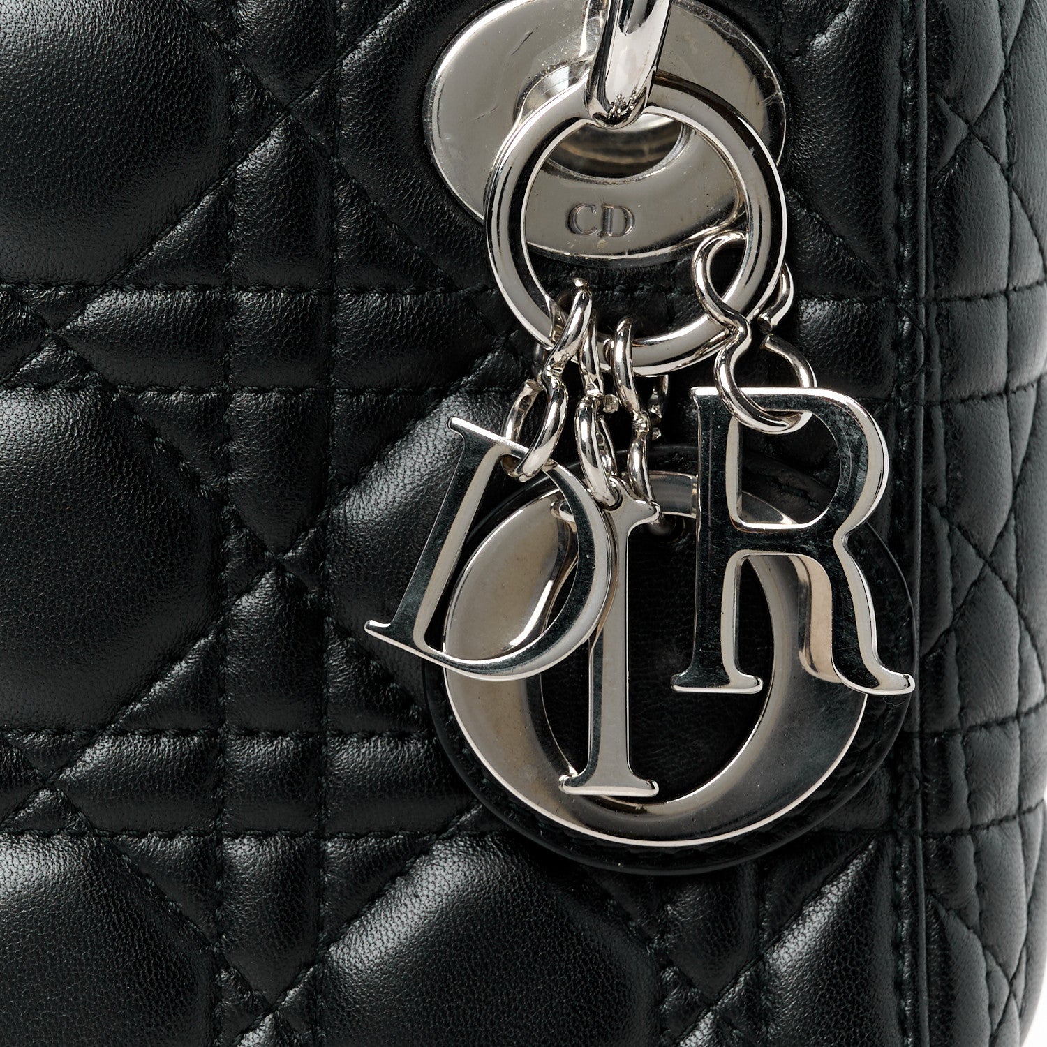 Lambskin Cannage Mini Lady Dior Black - Image 7