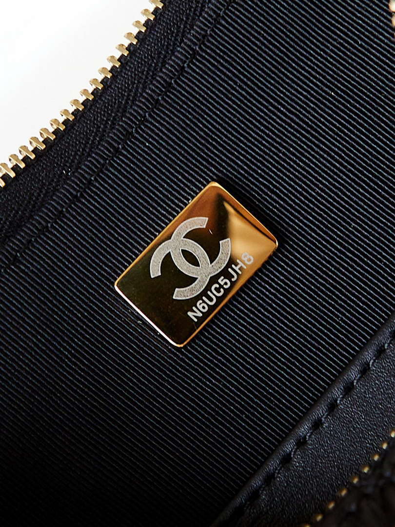 Chanel Aged Calfskin Quilted Small 19 Hobo Black - Image 18