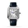 Cartier Santos-Dumont Men Automatic Silver Stainless Steel Watch WSSA0032