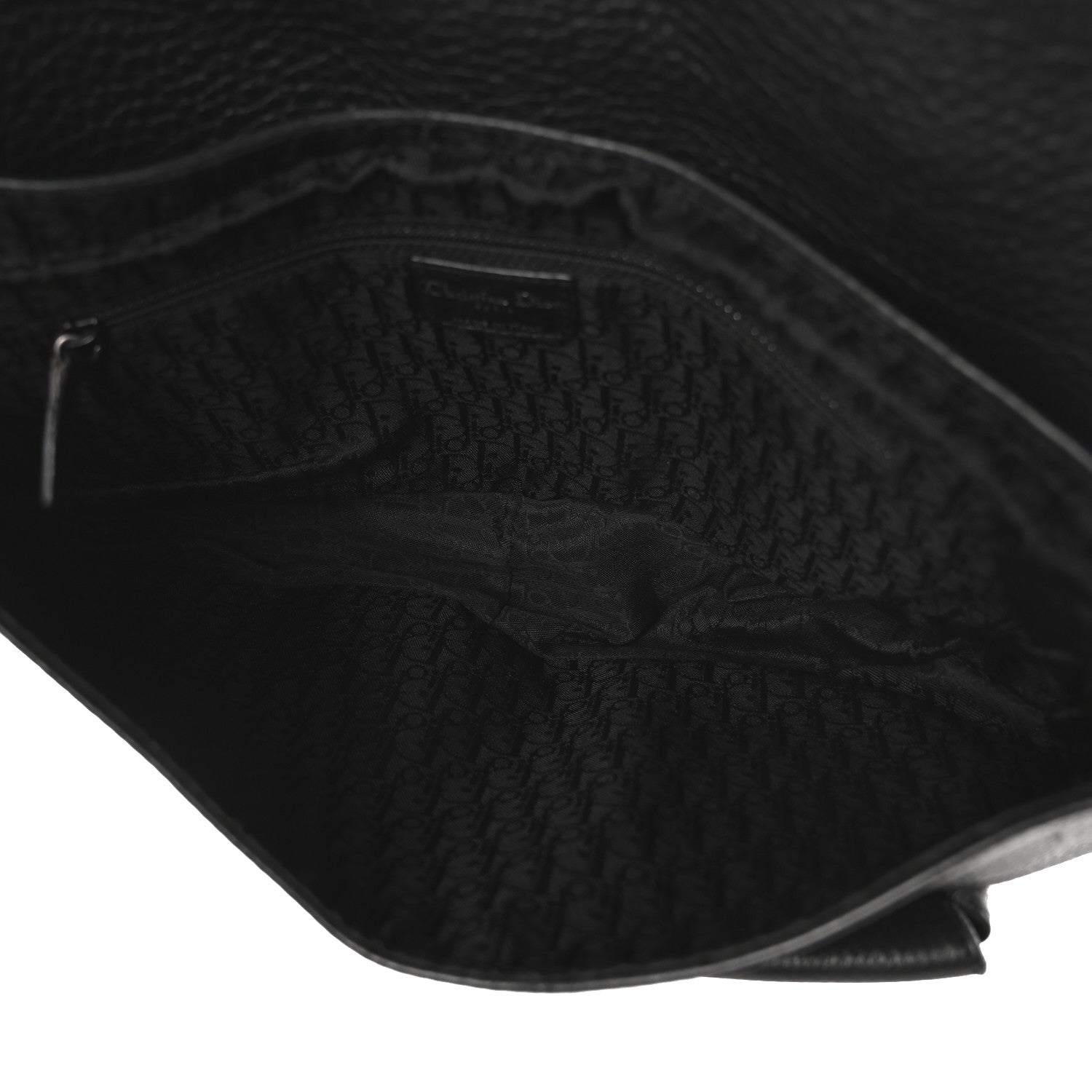 Pebbled Calfkskin Braided Medium Gaucho Double Saddle Bag Black - Image 5