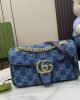 Gucci marmont 26 cm blue denim - Image 6
