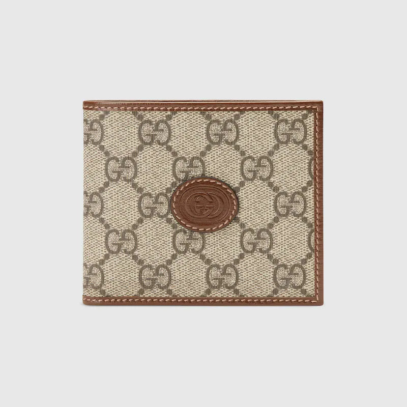 WALLET WITH INTERLOCKING G