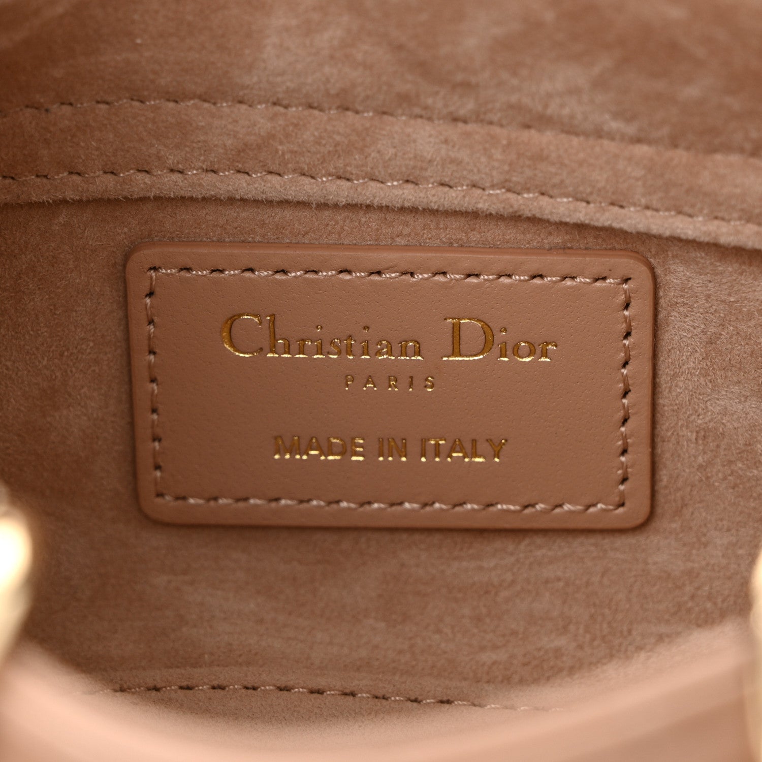 Lambskin Cannage Micro Lady D-Joy Rose Des Vents - Image 6