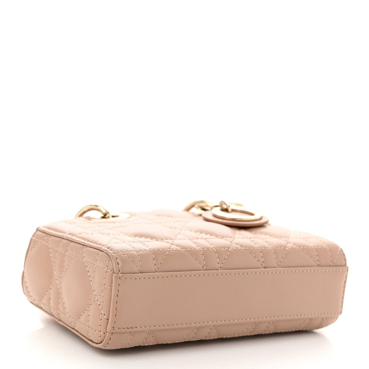 Lambskin Cannage Micro Lady D-Joy Rose Des Vents - Image 4